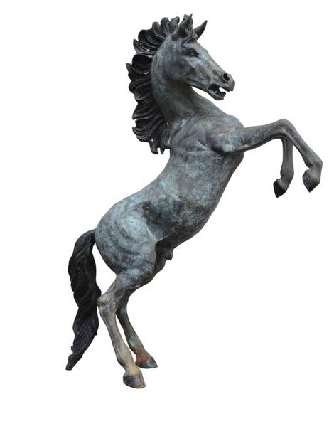 Bronzen paard